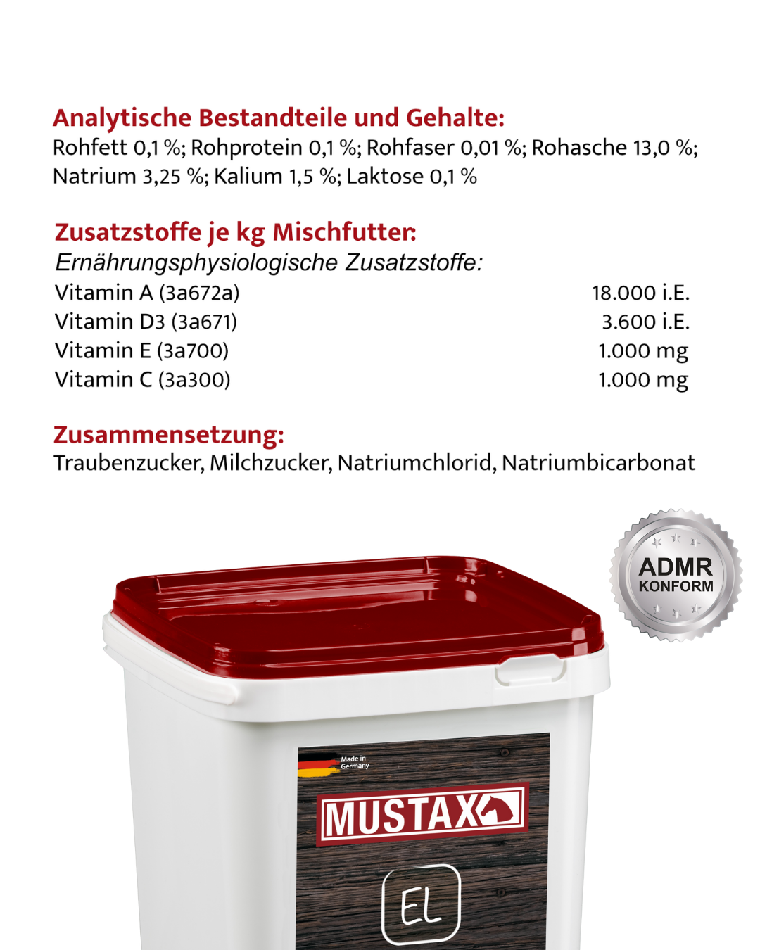 MUSTAX Elektrolity
